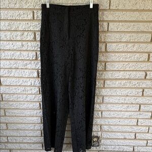 Elegant Black Lace Pants